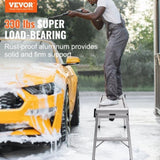 VEVOR Folding Work Platform, 330 lbs Load Capacity, Aluminum Drywall Stool Ladder, Heavy Duty Work V952-ZDPTGDBKD76CMO2TUV0