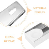 1 Set Microwave Mount Silver 201 Stainless Steel Sturdy Support Easy Installation for Household V1366-AZ2-W-21581