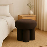 Interior Ave - Bentley Velvet Ottoman Espresso V355-IA-O9-C