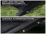 Furtastic Folding Aluminium Dog Ramp for Non-slip Cars Marine Carpet Pet Stairs RAM-JOY-PET-180