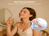 50PCS Mini Spray Bottles, 0.17oz/5ml Refillable Glass Perfume Bottles, Portable Travel Sample V1192-AZ-W-18323