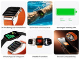 AI-WATCH2 Full Touch Screen Smart Fitness Watch for Men Womenblack V1300-AI-WATCH2-BLACK