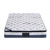 King Single Mattress Latex Pillow Top Pocket Spring Foam Medium Firm Bed V43-MAT-LPTN-KS