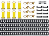 E Track Tie Down Rail Kit 30PCs 1.52m E Track Rails Enclosed Cargo Trailer V952-HSPSE5FT28PCSYVR0V0