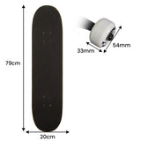 Kryptonics 31-inch Star Series Complete Skateboard Rainbow Dot BS-171337-RD