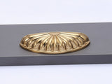 76mm Hole Spacing Shell Fan Cabinet Pull 6pcs V1221-XM-LB353-GM22