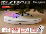 Christabelle 80cm 200kg Commercial Electric Shop Display Rotating Turntable Platform with Power 112_BKL105