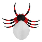 Inflatable Decor 7.9ft Spider Outdoor with LED Light Large Spider Prop Halloween V1294-YM0901-3115230077211