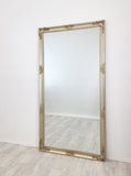 French Provincial Ornate Mirror - ANTIQUE CHAMPAGNE - X Large 100cm x 190cm V292-MIRR-FRN002