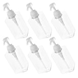 6-Pack Refillable Shower Dispenser Bottles for Soap, Lotion, Travel, Portable Bathroom Storage V1370-AZ4-14043