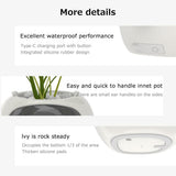 Intelligent Flower Pot, Electronic Bud, Maintenance Plant Assistant, Fun Interactive Flower Pot, V413-SMART-POT-PINK