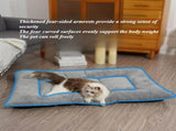 Pet Bed Mat Soft Fleece Pet Bed Dog And Cat Cushion Quilted Pet Bed - Gray - Size 65cm*95cm V1107-136-31399-GRY4