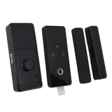 Smart Lock Reversible Opening Right Fingerprint Electronic Lock for Tuya Drill Free Auto Lock Built V1294-YM0901-3114240004311