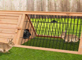 Furtastic Triangle Wooden Rabbit Hutch WCC-JOY-002-TRI