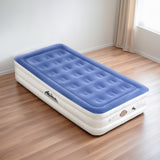 Weisshorn Air Mattress Single Inflatable Bed 46cm Cube Airbed AMAT-CUB01-45-S-BLWH