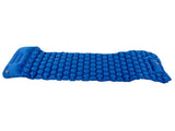 Camping Sleeping Pad Mat Foot Press Inflatable Cushion Mattress for Tent Hiking TravelRoyalblue V1294-YM0718-3117200188112