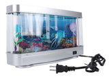 Fake Fish Tank Lamp with Moving Fish LED Artificial Aquarium Decorative Lamp Night Light for Kids V1294-YM0901-3119240106411