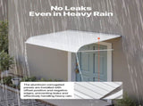 Aluminum Awning 1219 1066 mm, Durable Window Awning Door Canopy, Lightweight and Stable Aluminum V952-JSGDSZYP48IN8SUGTV0