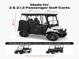 Golf Cart Cover, Visible Full-Enclosure 2&22 Passenger Golf Cart, 600D Waterproof Oxford Fabric V952-XCZYCZKSHKS2ZQV81001V0