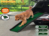 Furtastic Foldable Plastic Dog Ramp with Synthetic Grass PTS-EJE-DF-GRS