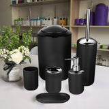 6-Piece Novelty PVCABS Bathroom Canister Sets V1370-AZ4-18944