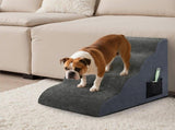 Pawz 4 Steps Pet Stairs Dog Ramp High Density Foam Grey PT1284-4