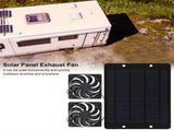 Solar-Powered Electric Ventilator - 10W/12V Dual Fan Pack V728-PBYM06678