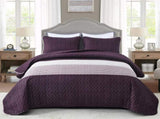 Radiant Quilted coverlet and pillowcovers set Brighten Any Room - Queen size V745-MAC090478Q13U