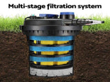 Giantz Aquarium Filter Fish Tank External Canister Water Filter 10000L/H AQUA-UVF-10000-N