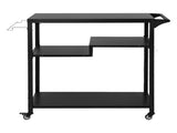 Levede Outdoor Kitchen Cart 3 Tier BBQ Grill Cart Mobile Patio Serving Trolley ST1017-BK-AU