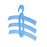 5 Pack Space Saving Fishbone Style Clothes Hangers, Multi Layer Plastic Hanger for Shirts Coats V1370-AZ4-17292