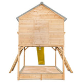 Lifespan Kids Winchester Cubby House with Elevation Platform and Yellow Slide V420-LKCH-WINCHE-YEL