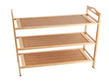 Multi Layer Shoe Rack Thicken Bamboo Large Capacity Durable Shoe Storage Rack for Bedroom Dormitory V1294-YM0716-3117220136912