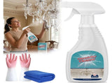 Chandelier Cleaning Care Spray, No Wipe Effortless Solution for Glass, Crystal and Metal Light V1192-AZ-W-22149