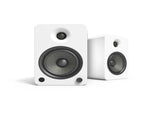 Kanto YU6 200W Powered Bookshelf Speakers with Bluetooth and Phono Preamp - Pair, Matte White V398-KO-YU6MW-I