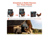 Automatic Chicken Coop Door, Battery Powered Chicken Coop Door with Timer & Manual Setting, V952-JSKMQHSSKGDCAG9SN001V9