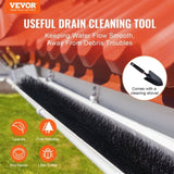 VEVOR Brush, 30 Feet Total Length 4.33 inch Diameter Cleaning Tools, Ground-Level V952-TGMS433INCH1BG08BV0