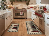 Kitchen runner 120x40 cm and 60x40 cm - Christmas rug - Kitchen mats runner - Kitchen rug carpet V1188-MS101-02496-1