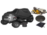 Lawnmower Tarpaulin, Garden Tractor Protective Cover, Waterproof UV-Resistant Dust Cover for Riding V1237-ZY-203-3970