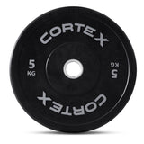 CORTEX 5kg Black Series V2 50mm Rubber Olympic Bumper Plate V420-CSWP-OBPV205-2