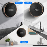 Automatic soap dispenser Wall mounted foam soap dispenser with clock temperature and humidity V1366-AZ2-W-06881
