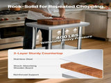Stainless Steel Table, 61 x 45 cm Food Prep Worktable with Wheels, Kitchen Prep Table with V952-DLGZT2CWDB24K995G001V0