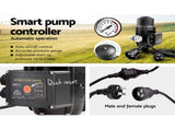 Giantz Peripheral Water Pump Garden Boiler Car Wash Auto Irrigation QB60 Black PUMP-QB60-IT-BU-TPC