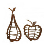 Set 2 Contemporary Apple & Pear 11cm, 23cm V637-01549APL