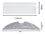 1 Set Main Brush Mop Cloth Side Brush Filter For Blaupunkt For Xtreme BPK-VCBB1XTE Vacuum Cleaner V1189-LWWAL-20260327-04239