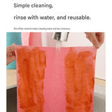 3 Pack Pink Microfiber Cleaning Cloth Roll - 25x25cm Thickened Absorbent Wipes - Lint Free Reusable V888-ELOSUNG56253-4