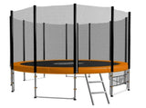 Kahuna Blizzard 10 ft Trampoline with Net - Orange TRA-BLZ-10-OR
