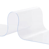 Strip Curtain, 2500 cm L x 30.5 cm W x 3 mm Thickness, Clear PVC Smooth Curtain Strip Door Bulk V952-JPVC82X121PCSGXS0V0