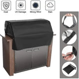 420D Oxford Built-In Grill Cover, Water and Tear Resistant Protection for Outdoor Gas Grill Heads, V1189-LC-HW-00454
