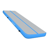 Powertrain Airtrack 20cm Thick 6m x 2m Inflatable Gymnastics Tumbling Mat Air Track - Blue IFM-0602-GYBU